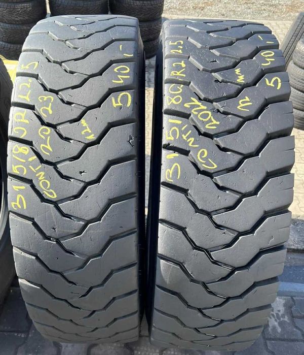 2x 315/80R22,5 Continental Conti CrossTrac HD3