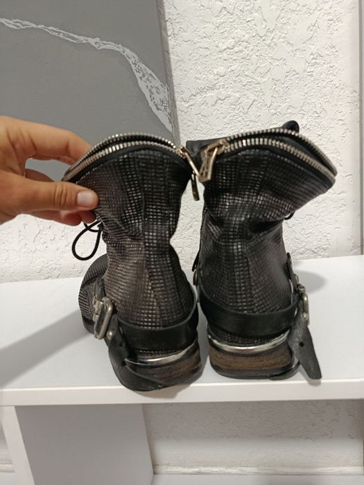 Байкерські шкіряні чоботи airstep A.S.98  розмір 39
