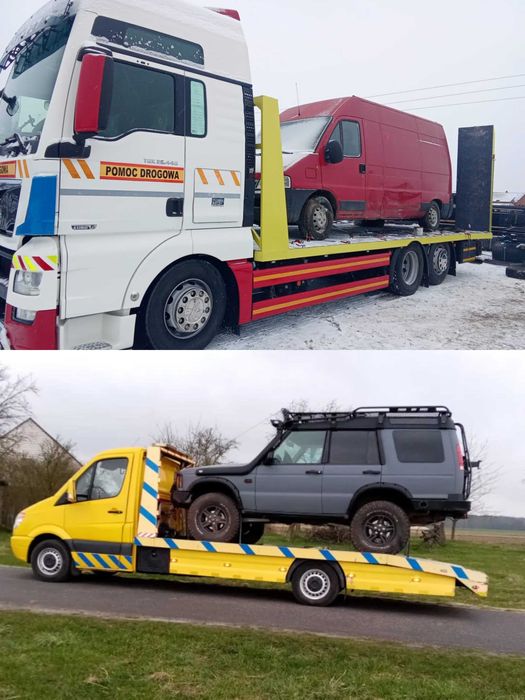 Transport do 15 Ton Samochodów Ciężarowych  busów  Pomoc Drogowa 24H
