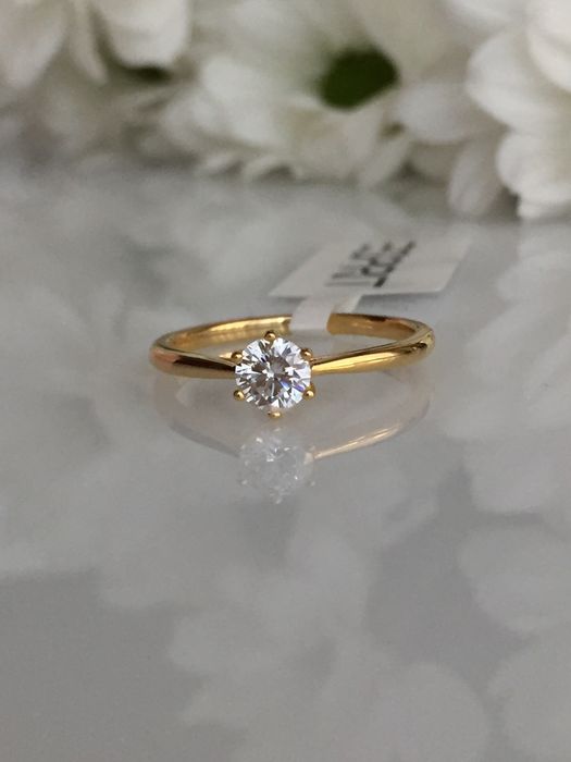 Срібна, позолочена каблучка Esprit (Thomas Sabo, Sif Jakobs) р. 17 /18