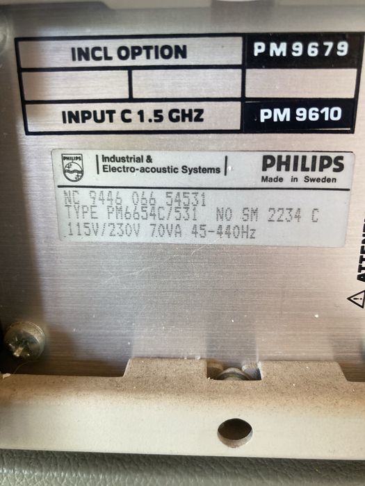 Miernik czestotliwosci Philips
