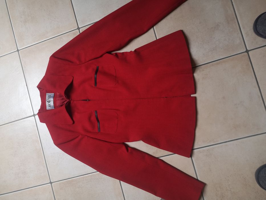 Marynarka damska czerwona rozmiar 36