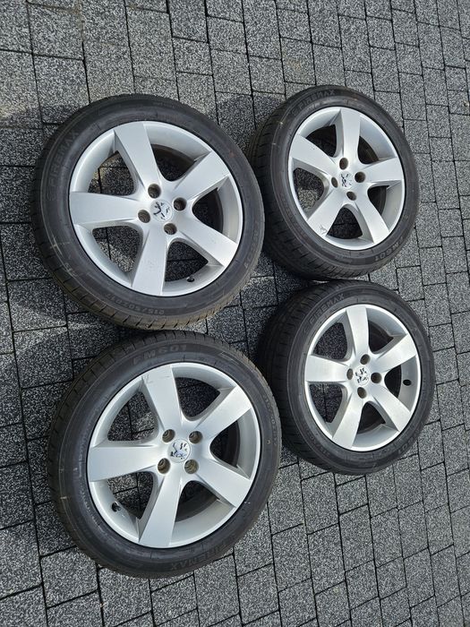 Koła alufelgi 4x108 r17 308 307 5008 208 partner berlingo 207