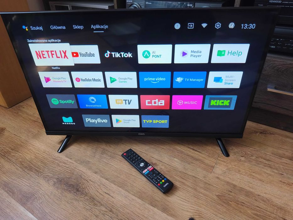 Tv 32" smart tv android dvb-t2hevc wi-fi super stan