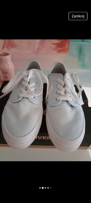 Trampki Converse błękitne