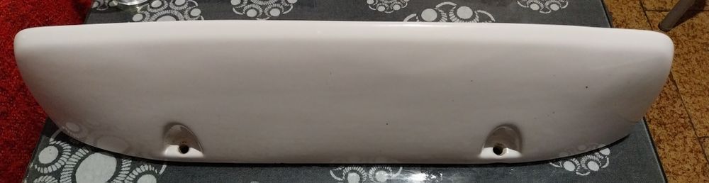 Saboneteira antiga 54x13cm + buchas e parafusos