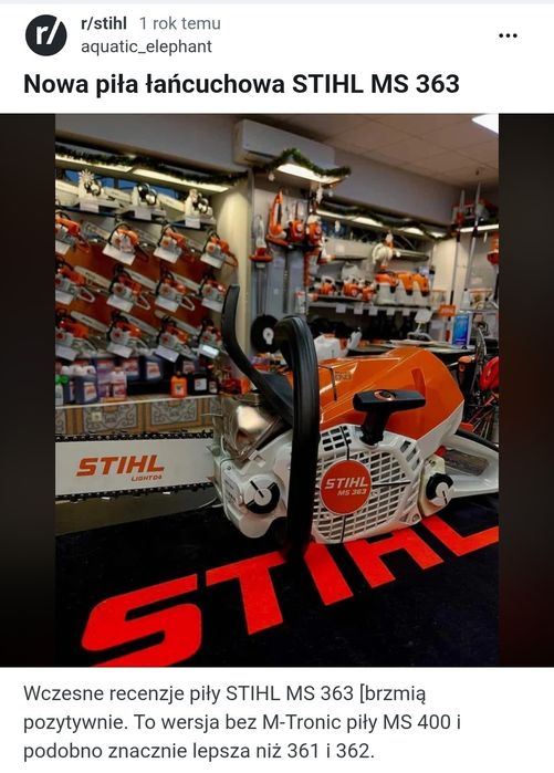 Pila stihl ms363