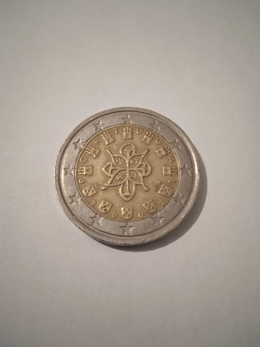 Moeda 2 Euros Portugal 2002