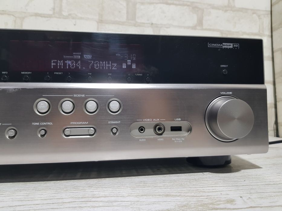 5.1 AV-ресивер Yamaha RX-V473 5×115Вт,AirPlay 4K USB HDMI DLNA