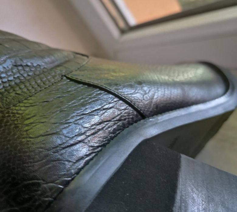 Vito talini ботфорти сапоги жіночі шкіряні 37.5-38