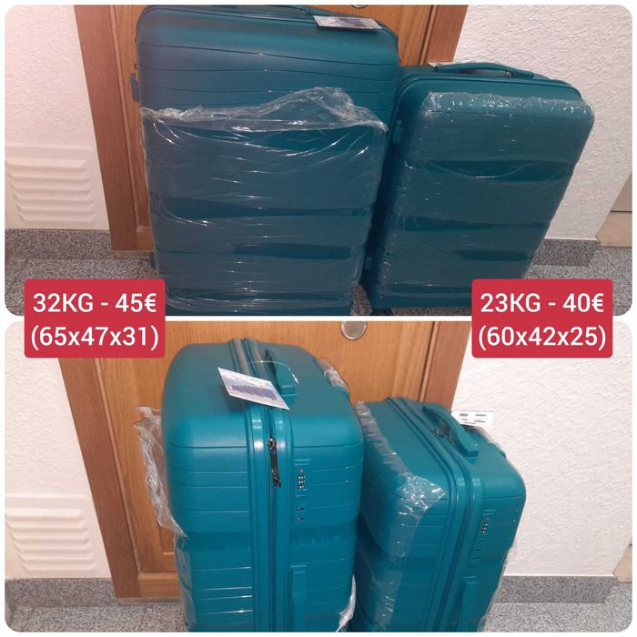 Trolleys Novos - malas de viagem vários tamanhos