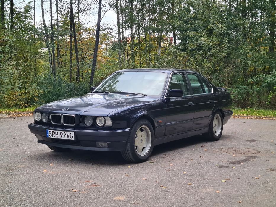 BMW Seria 5 E34 M50B25 525iA Automat, hak westfalia, hella, obc18, borbet A