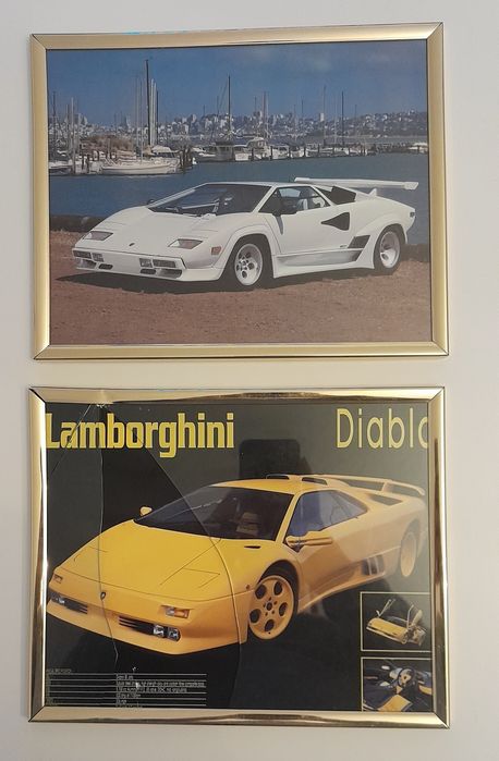 Posters antigos com moldura