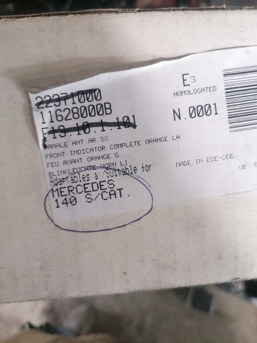 Vendo lote de faróis e farolins