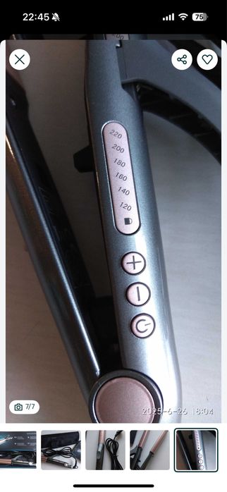 Выпрямитель для волос CECOTEC Bamba RitualCare 1000 Ceramic 2in1