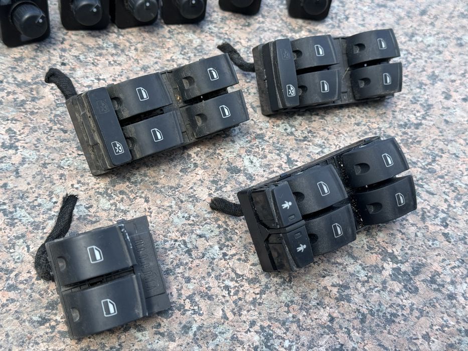 Кнопки склопідйомника audi a6 c6 кнопка блокування регулювання а4 б7