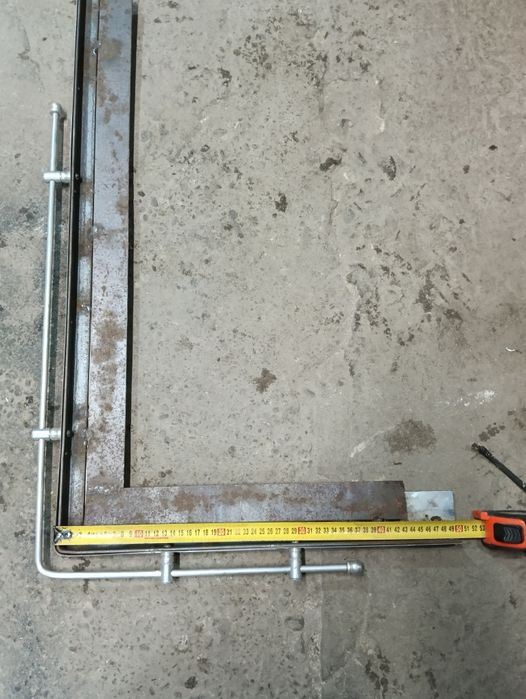 Кутник пічний нержавійка, малий 50*80см