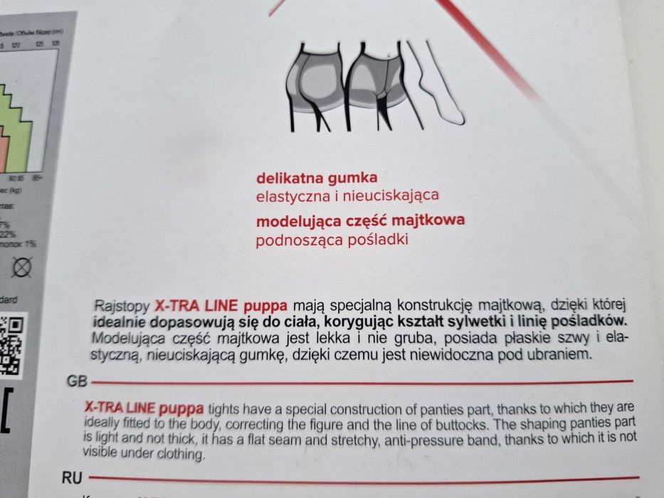 Rajstopy push-up Puppa 20 DEN – Gatta