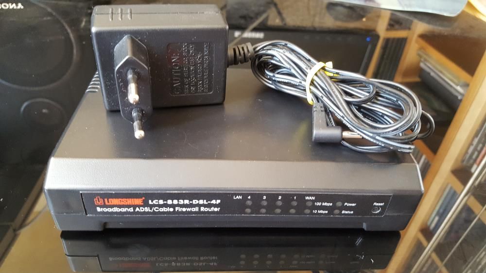 Switch/Router LONGSHINE Broadband DSL/Cable (Model: LCS-883R-DSL-4F)64550697890946123