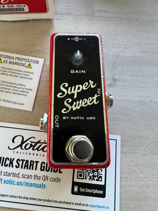 Xotic Super Sweet Booster Efekt gitarowy