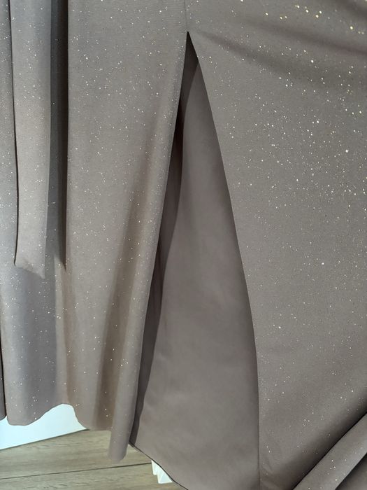 NOWA !!Sukienka wieczorowa mokka