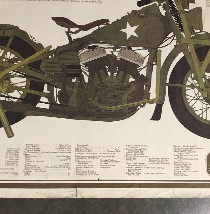 HARLEY DAVIDSON.Militaria,1942