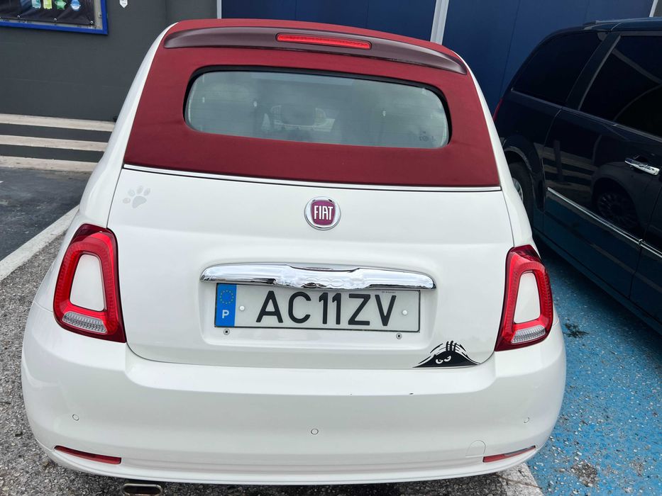 Fiat 500C-2020 automatico- 59.500 Quilometros- impecavel — photo 5