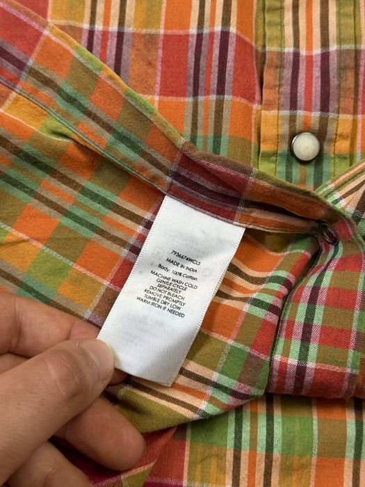 Винтажная рубашка Polo Ralph Lauren мужская в клетку (оригинал)