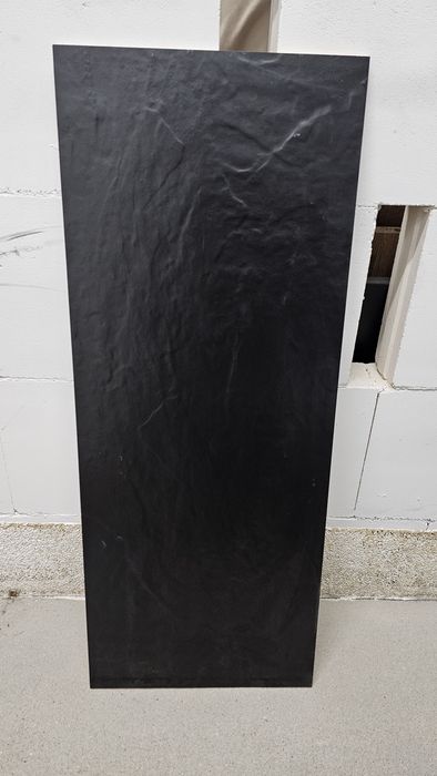 Płytka ścienna Tubądzin Soga Black STR czarne 30x75 12 sztuk, 2,7 m²