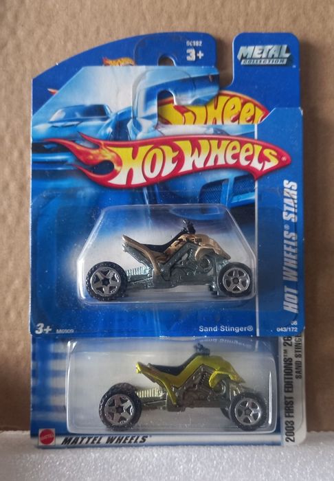 Conjunto 2 sand stinger hot wheels