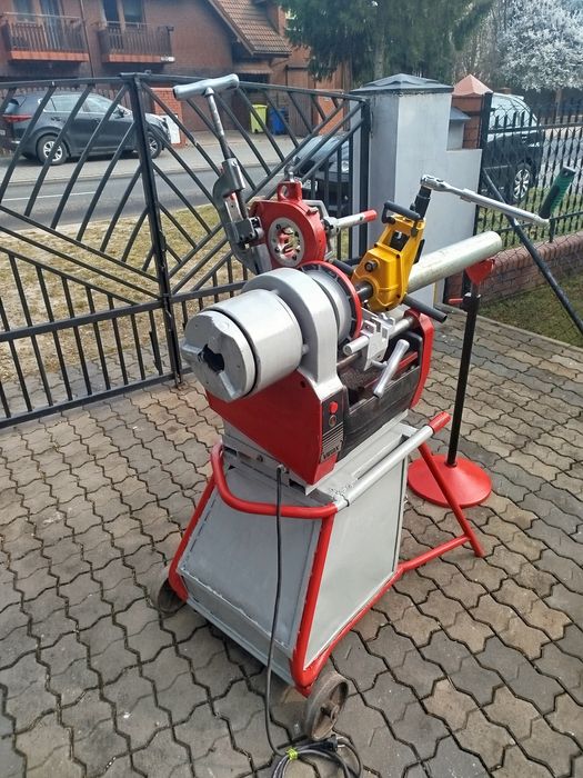 Gwintownica Rowkarka do 6 cali Ridgid 300 A Wózek komplet