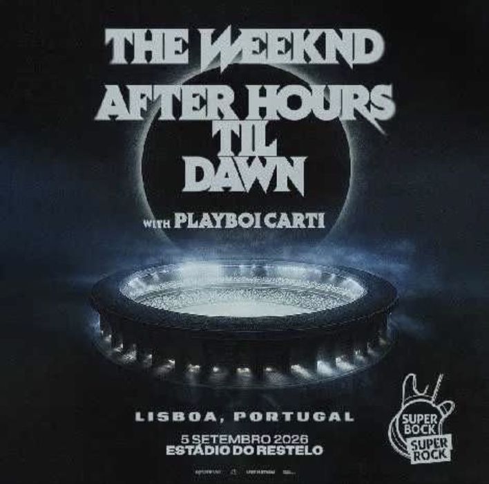 Bilhete The Weekend Lisboa dia 5 setembro - golden circle