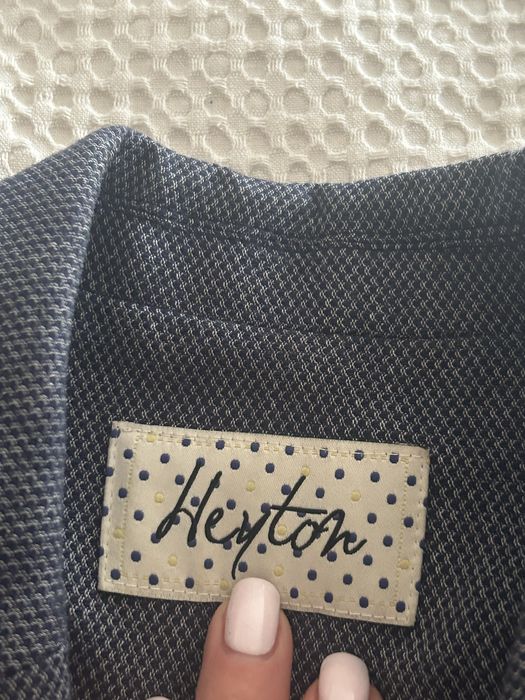 Heyton brytyjski styl żakiet marynarka 36/38