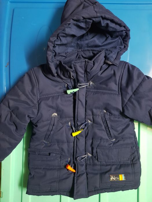 Blue Hooded Jacket