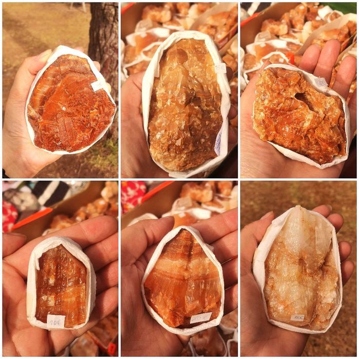 Pedras calcite minerais