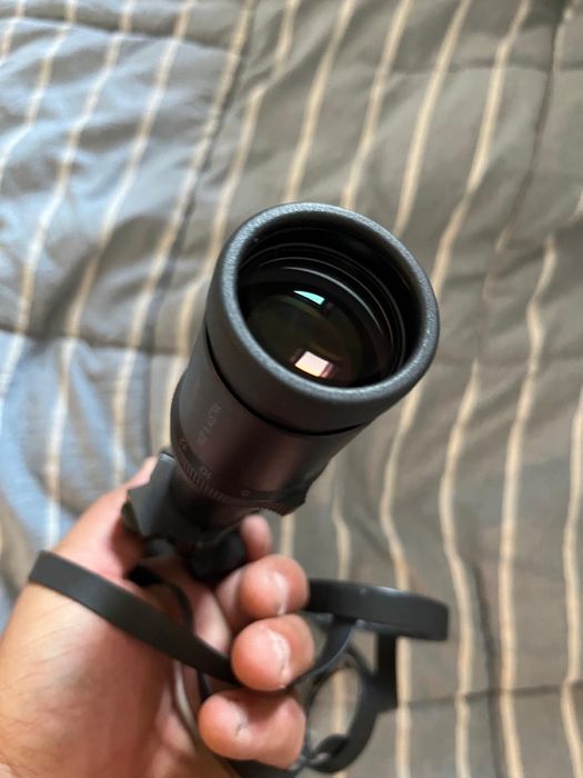 Luneta Swarovski Optik4- 12-50mm habicht SR AV series acbm preto fusco