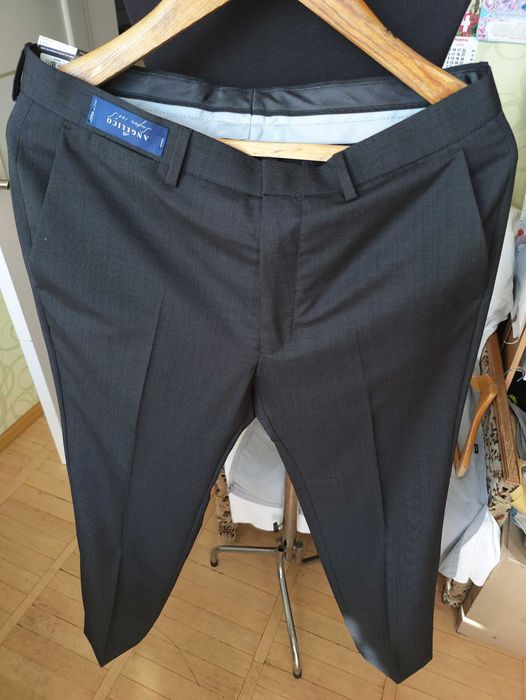 Джинсы брюки Marks&Spencer wool trousers United Kingdom w32 grey.