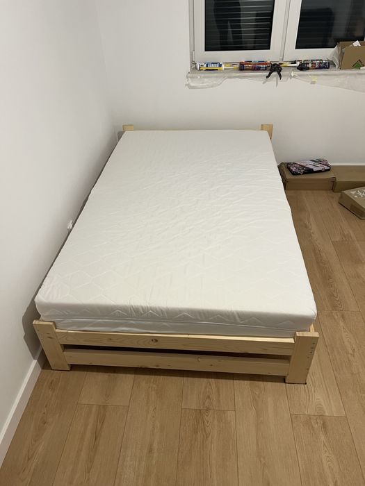 Łóżko 120x200 + gratis materac z przescieradlem