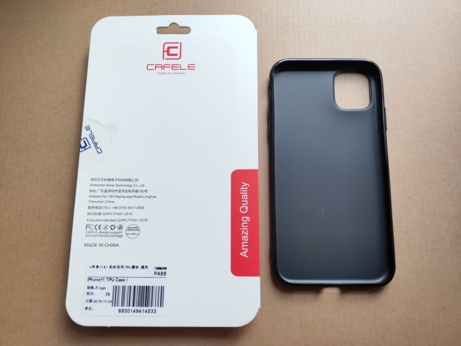 Cafele ультратонкий мягкий полиуретановый чехол iPhone 11 11 Pro Max