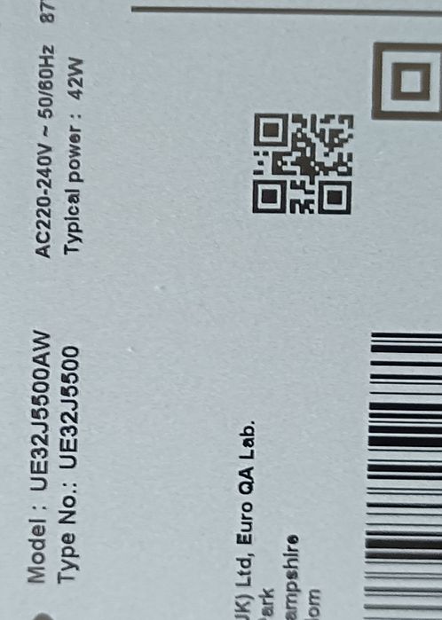 Telewizor 32cali (UE32J5500AW)