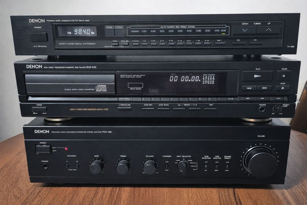 Wieża HiFi Stereo DENON + CD + TUNER