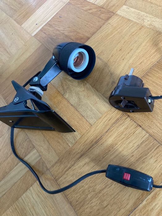 Original 70s retro clamp / wall lamp