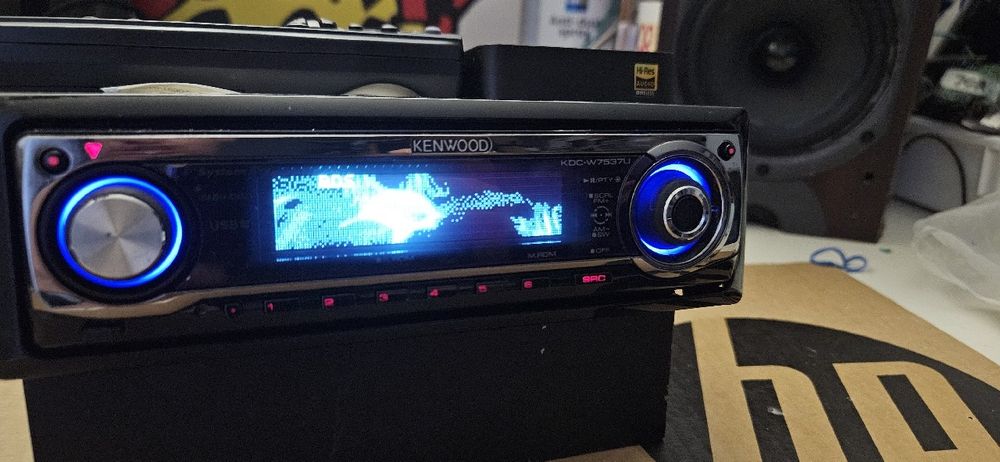 Kenwood KDC-W7537U delfinki, DAC WOLFSON, 2XRCA, Bt LDAC, pilot