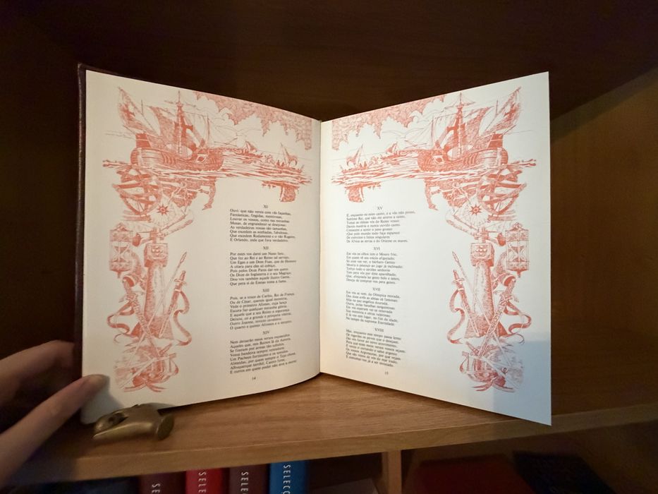 Livro Os Lusíadas - Luís de Camões (Edição Ilustrada Lello & Irmão)