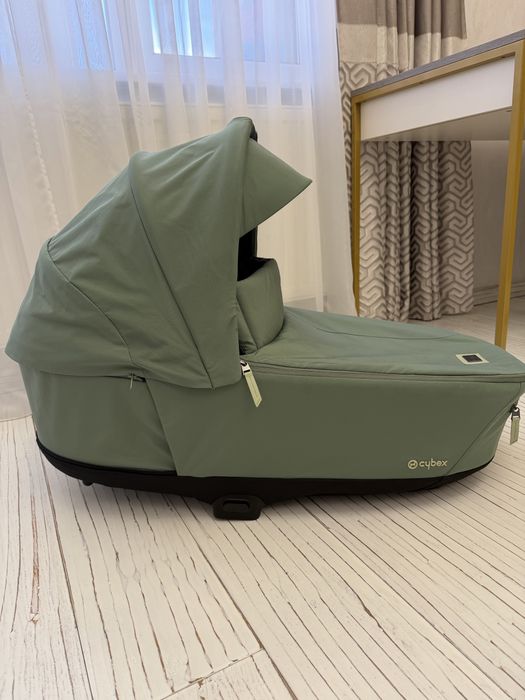 Коляска 2 В 1 Cybex Priam Leaf Green, Шасі Rosegold