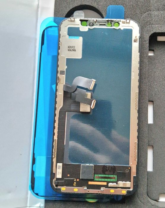 Hoonyer Ekran dotykowy LCD do iPhone’a X czarny 5,8’’ + folia ochronna