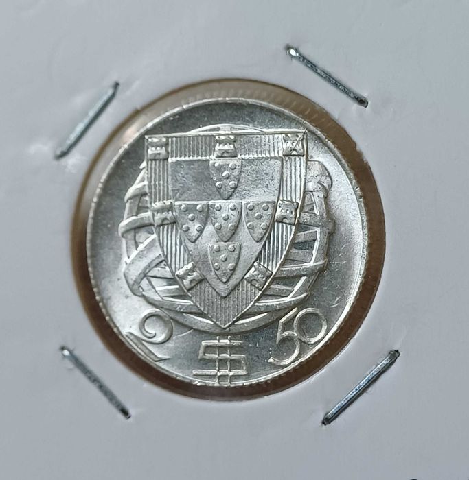 Moeda 2$50 1945 Soberba prata