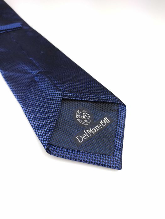 Del Mare 1911 granatowy jedwabny krawat zm65