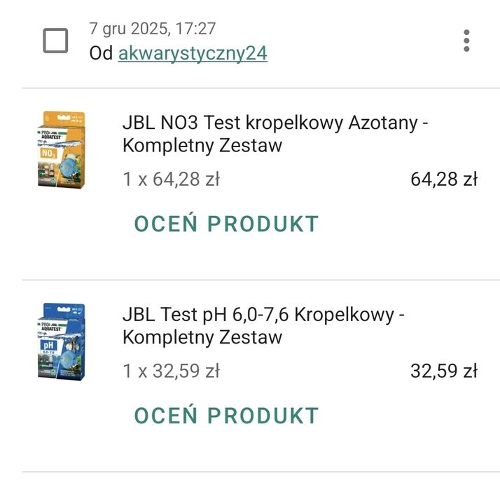 Test kropelkowy do akwarium pH no2