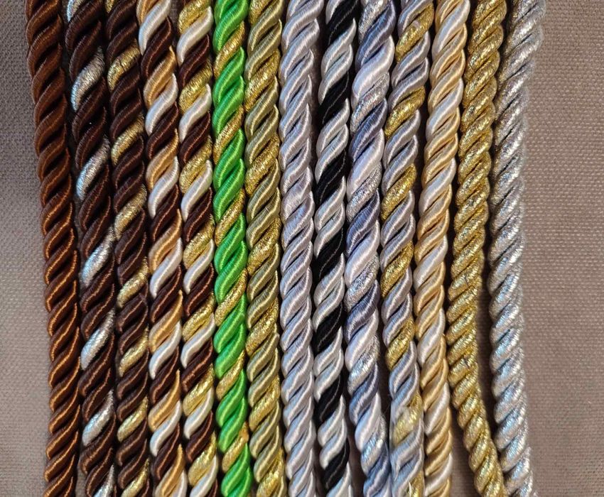 Шнур-канат  декоративний від 10 до 15 мм